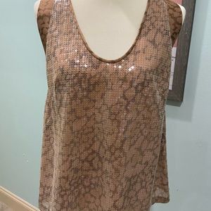 Fabulous Rebecca Taylor sequins tank top